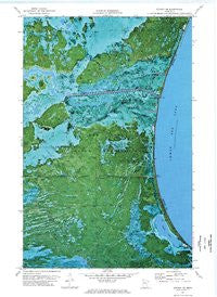 Berner NE Minnesota Historical topographic map, 1:24000 scale, 7.5 X 7.5 Minute, Year 1972