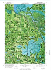 Berner Minnesota Historical topographic map, 1:24000 scale, 7.5 X 7.5 Minute, Year 1972