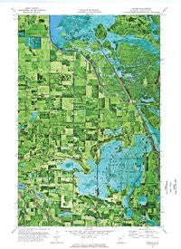 Berner Minnesota Historical topographic map, 1:24000 scale, 7.5 X 7.5 Minute, Year 1972