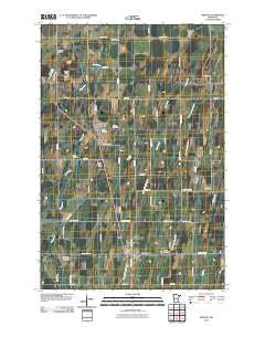 Bertha Minnesota Historical topographic map, 1:24000 scale, 7.5 X 7.5 Minute, Year 2010