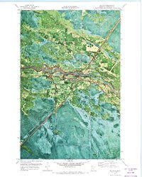 Big Falls Minnesota Historical topographic map, 1:24000 scale, 7.5 X 7.5 Minute, Year 1971