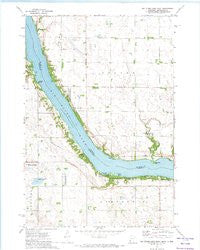 Big Stone Lake West Minnesota Historical topographic map, 1:24000 scale, 7.5 X 7.5 Minute, Year 1971