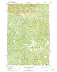 Big Thunder Peak Minnesota Historical topographic map, 1:24000 scale, 7.5 X 7.5 Minute, Year 1970