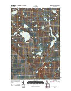 Big Basswood Lake Minnesota Historical topographic map, 1:24000 scale, 7.5 X 7.5 Minute, Year 2011