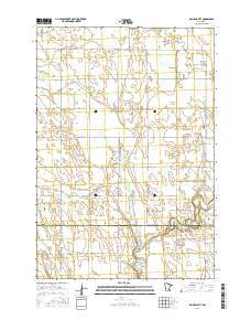 Big Bend City Minnesota Current topographic map, 1:24000 scale, 7.5 X 7.5 Minute, Year 2016