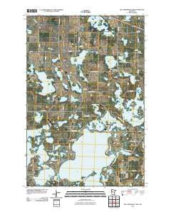 Big Cormorant Lake Minnesota Historical topographic map, 1:24000 scale, 7.5 X 7.5 Minute, Year 2010