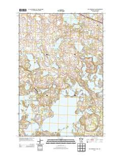 Big Cormorant Lake Minnesota Historical topographic map, 1:24000 scale, 7.5 X 7.5 Minute, Year 2013