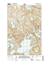 Big Cormorant Lake Minnesota Current topographic map, 1:24000 scale, 7.5 X 7.5 Minute, Year 2016