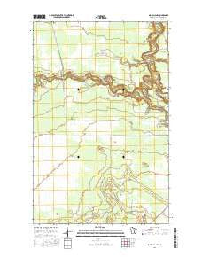 Big Falls NW Minnesota Current topographic map, 1:24000 scale, 7.5 X 7.5 Minute, Year 2016