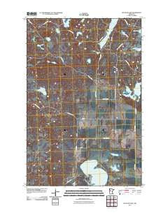 Big Rush Lake Minnesota Historical topographic map, 1:24000 scale, 7.5 X 7.5 Minute, Year 2011