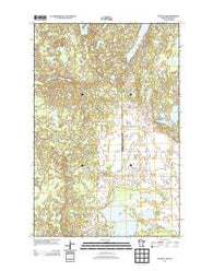 Big Rush Lake Minnesota Historical topographic map, 1:24000 scale, 7.5 X 7.5 Minute, Year 2013