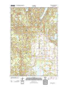 Big Rush Lake Minnesota Historical topographic map, 1:24000 scale, 7.5 X 7.5 Minute, Year 2013