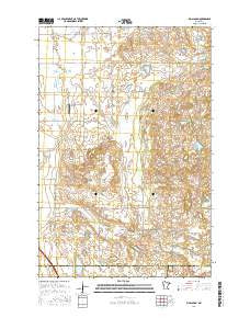 Big Slough Minnesota Current topographic map, 1:24000 scale, 7.5 X 7.5 Minute, Year 2016