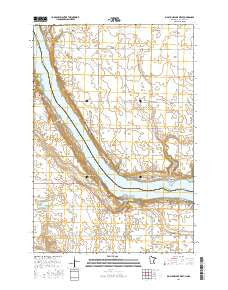 Big Stone Lake West Minnesota Current topographic map, 1:24000 scale, 7.5 X 7.5 Minute, Year 2016