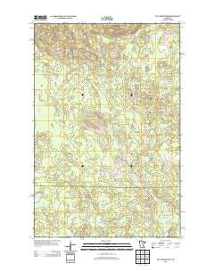 Big Thunder Peak Minnesota Historical topographic map, 1:24000 scale, 7.5 X 7.5 Minute, Year 2013