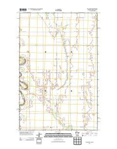 Big Woods Minnesota Historical topographic map, 1:24000 scale, 7.5 X 7.5 Minute, Year 2013