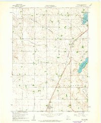Bigelow Minnesota Historical topographic map, 1:24000 scale, 7.5 X 7.5 Minute, Year 1960
