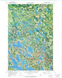 Bigfork Minnesota Historical topographic map, 1:24000 scale, 7.5 X 7.5 Minute, Year 1970