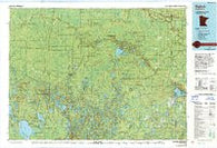Bigfork Minnesota Historical topographic map, 1:100000 scale, 30 X 60 Minute, Year 1976