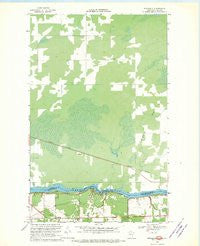 Birchdale Minnesota Historical topographic map, 1:24000 scale, 7.5 X 7.5 Minute, Year 1968