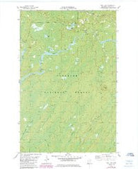 Bird Lake Minnesota Historical topographic map, 1:24000 scale, 7.5 X 7.5 Minute, Year 1981