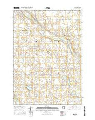 Biscay Minnesota Current topographic map, 1:24000 scale, 7.5 X 7.5 Minute, Year 2016