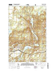 Biwabik Minnesota Current topographic map, 1:24000 scale, 7.5 X 7.5 Minute, Year 2016