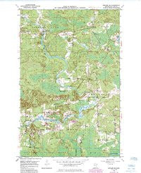 Biwabik NE Minnesota Historical topographic map, 1:24000 scale, 7.5 X 7.5 Minute, Year 1950