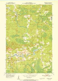 Biwabik NE Minnesota Historical topographic map, 1:24000 scale, 7.5 X 7.5 Minute, Year 1951