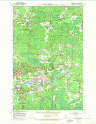 Biwabik NE Minnesota Historical topographic map, 1:24000 scale, 7.5 X 7.5 Minute, Year 1950