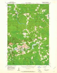 Biwabik NE Minnesota Historical topographic map, 1:24000 scale, 7.5 X 7.5 Minute, Year 1950