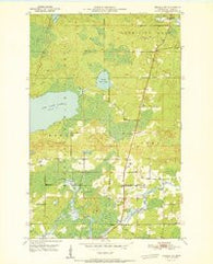 Biwabik NW Minnesota Historical topographic map, 1:24000 scale, 7.5 X 7.5 Minute, Year 1951