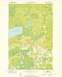 Biwabik NW Minnesota Historical topographic map, 1:24000 scale, 7.5 X 7.5 Minute, Year 1951