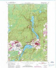 Biwabik Minnesota Historical topographic map, 1:24000 scale, 7.5 X 7.5 Minute, Year 1950