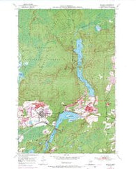 Biwabik Minnesota Historical topographic map, 1:24000 scale, 7.5 X 7.5 Minute, Year 1950