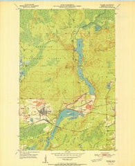 Biwabik Minnesota Historical topographic map, 1:24000 scale, 7.5 X 7.5 Minute, Year 1951