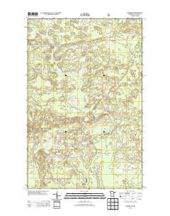 Biwabik NE Minnesota Historical topographic map, 1:24000 scale, 7.5 X 7.5 Minute, Year 2013