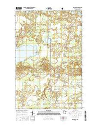 Biwabik NW Minnesota Current topographic map, 1:24000 scale, 7.5 X 7.5 Minute, Year 2016