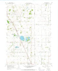 Bixby Minnesota Historical topographic map, 1:24000 scale, 7.5 X 7.5 Minute, Year 1967