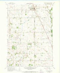 Blooming Prairie Minnesota Historical topographic map, 1:24000 scale, 7.5 X 7.5 Minute, Year 1967