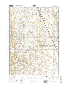Blooming Prairie Minnesota Current topographic map, 1:24000 scale, 7.5 X 7.5 Minute, Year 2016