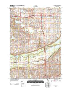 Bloomington Minnesota Historical topographic map, 1:24000 scale, 7.5 X 7.5 Minute, Year 2013