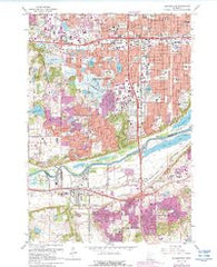 Bloomington Minnesota Historical topographic map, 1:24000 scale, 7.5 X 7.5 Minute, Year 1967
