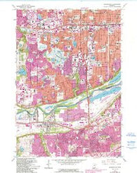 Bloomington Minnesota Historical topographic map, 1:24000 scale, 7.5 X 7.5 Minute, Year 1967