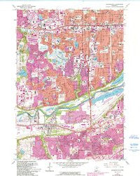 Bloomington Minnesota Historical topographic map, 1:24000 scale, 7.5 X 7.5 Minute, Year 1967