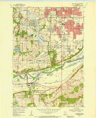 Bloomington Minnesota Historical topographic map, 1:24000 scale, 7.5 X 7.5 Minute, Year 1954
