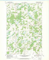 Blue Grass Minnesota Historical topographic map, 1:24000 scale, 7.5 X 7.5 Minute, Year 1969