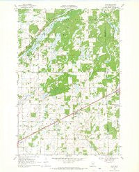 Bock Minnesota Historical topographic map, 1:24000 scale, 7.5 X 7.5 Minute, Year 1968