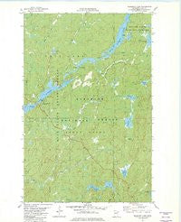 Bogberry Lake Minnesota Historical topographic map, 1:24000 scale, 7.5 X 7.5 Minute, Year 1981