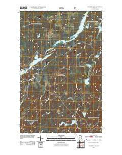 Bogberry Lake Minnesota Historical topographic map, 1:24000 scale, 7.5 X 7.5 Minute, Year 2011